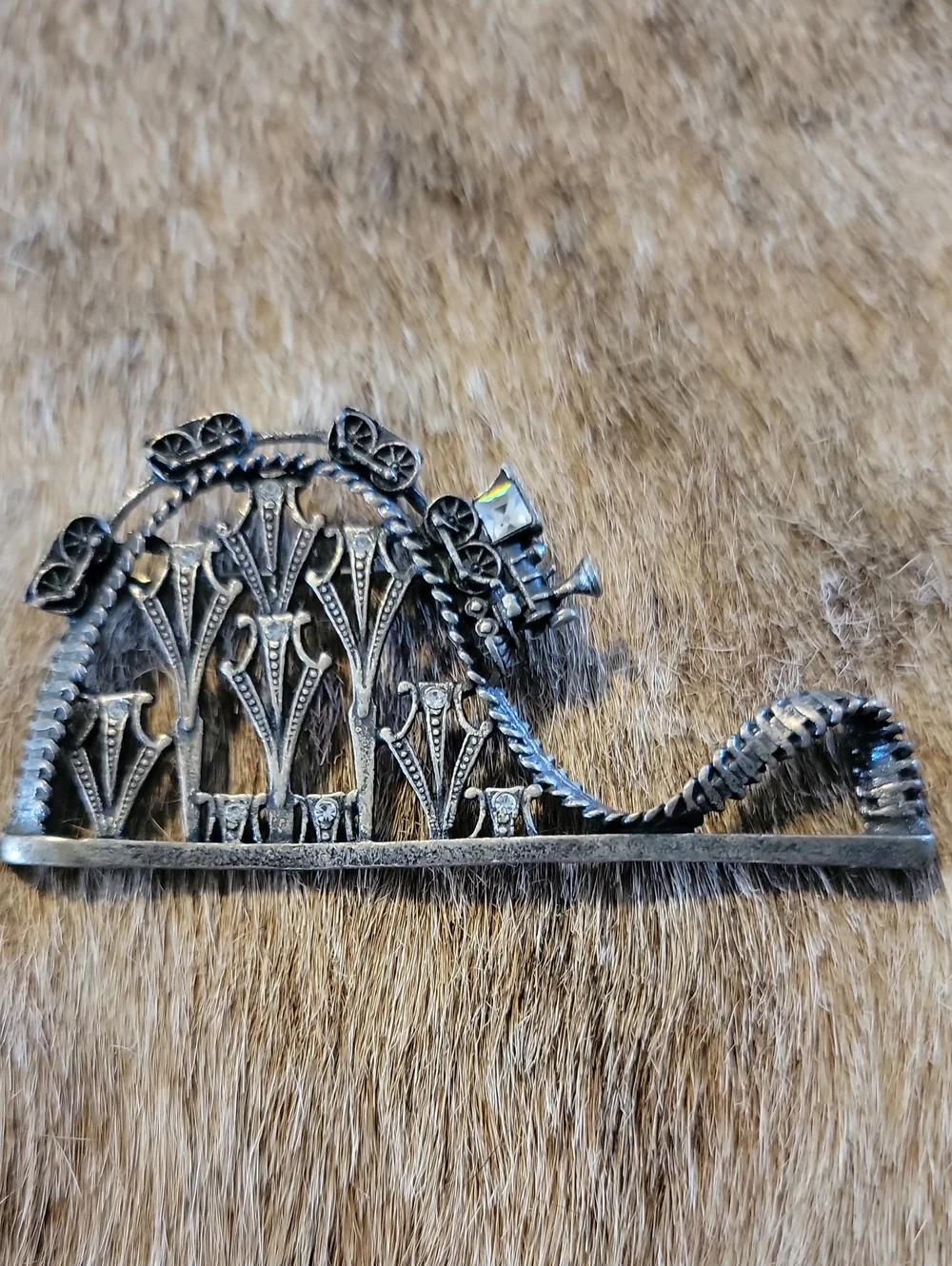 Vintage Roller Coaster Brooch